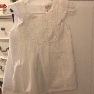 Catherine Makandrino White top 3T